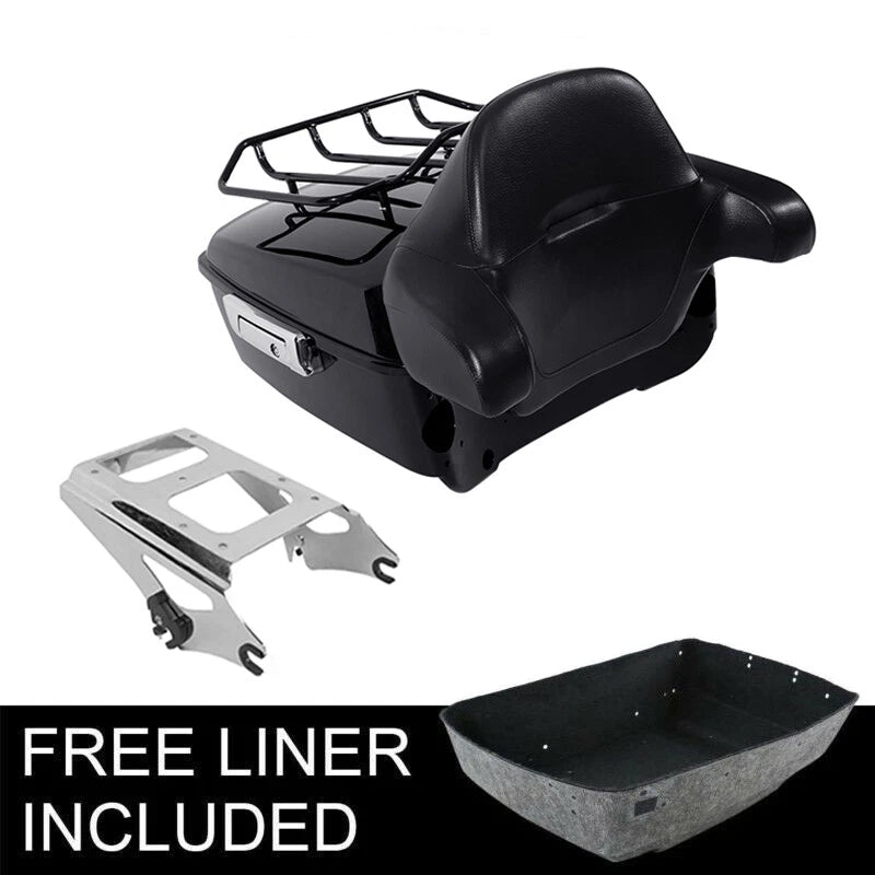 Trunk Backrest Pad for Harley Touring Road King (2009–2013)