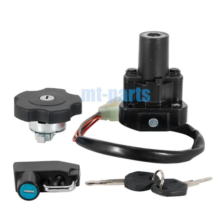 Ignition Key Switch Fuel Cap Set for Yamaha XT500E XT600E (1995–2002)