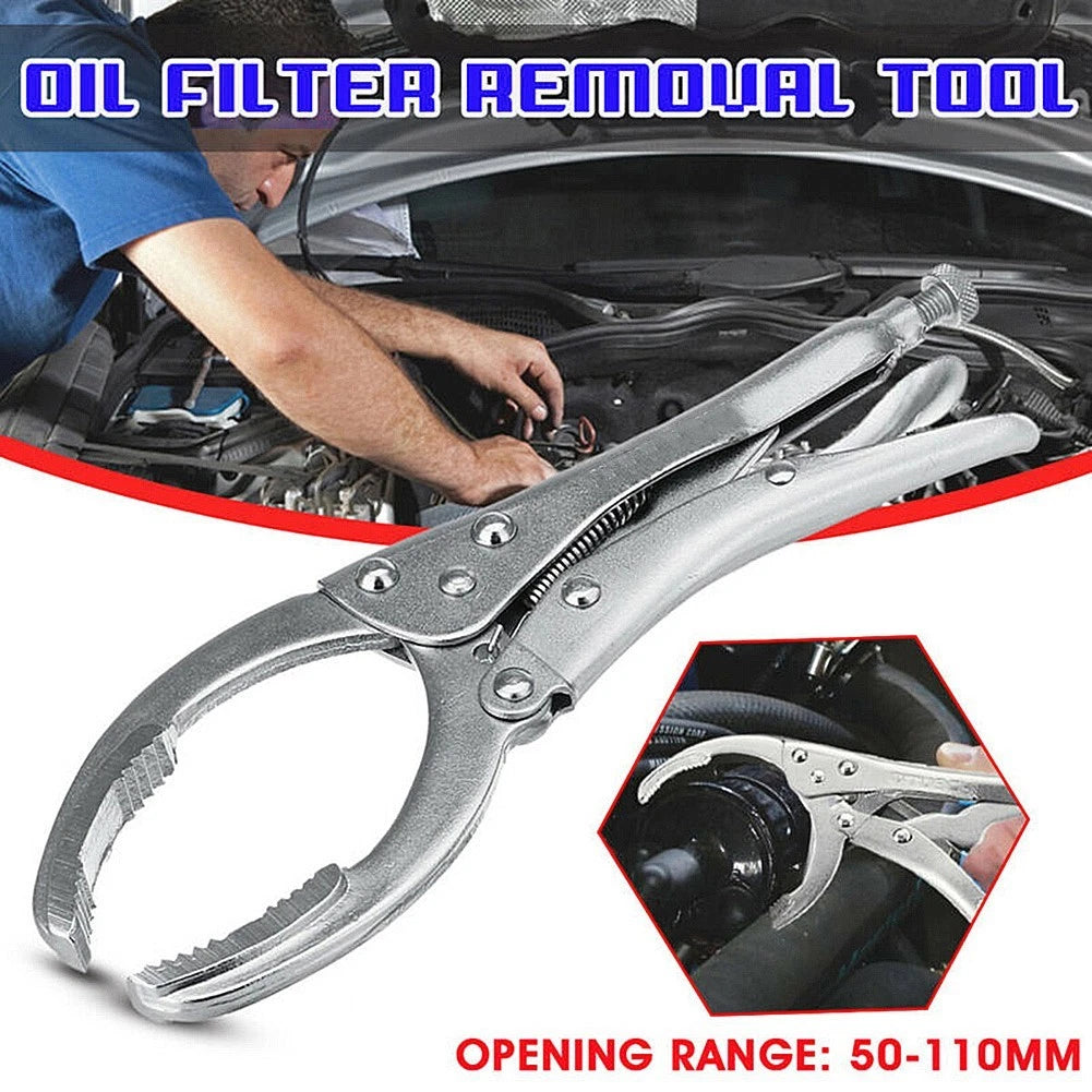 Oil Filter Pliers Wrench for Car Removal (50-110mm)