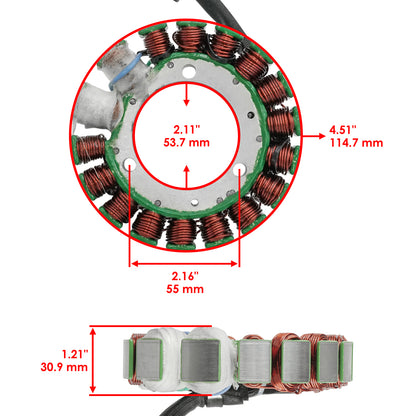 Stator Regulator Rectifier Gasket Replacement for Honda TRX350 FourTrax 4x4 (1986–1987)
