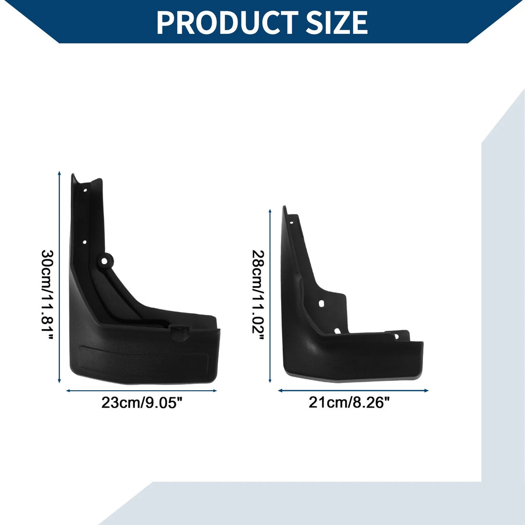 Mud Flaps Splash Guards Front Set for Mercedes-Benz GLC (2017–2019)