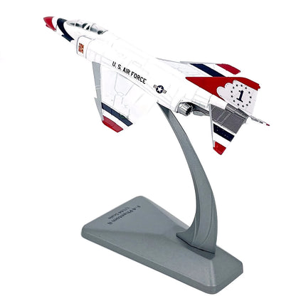 1/144 Scale Diecast Alloy F-4 Phantom II Model for USAF (1960–1981)
