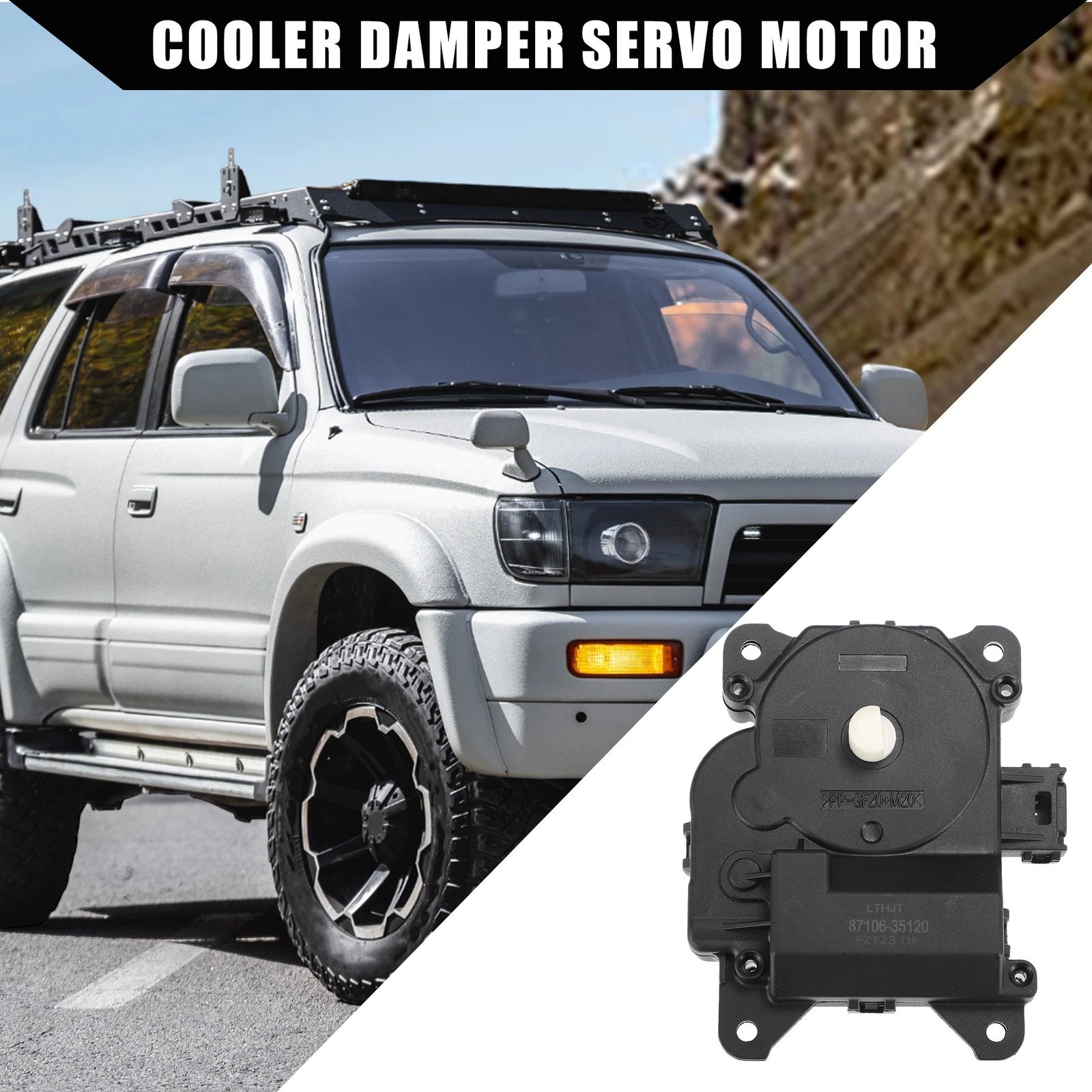 HVAC Blend Door Actuator Replacement for Toyota 4Runner (2003–2009)