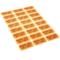 Mixed Fuel Only Stickers for Gas Oil Mixture Can Labels (24 Pack)