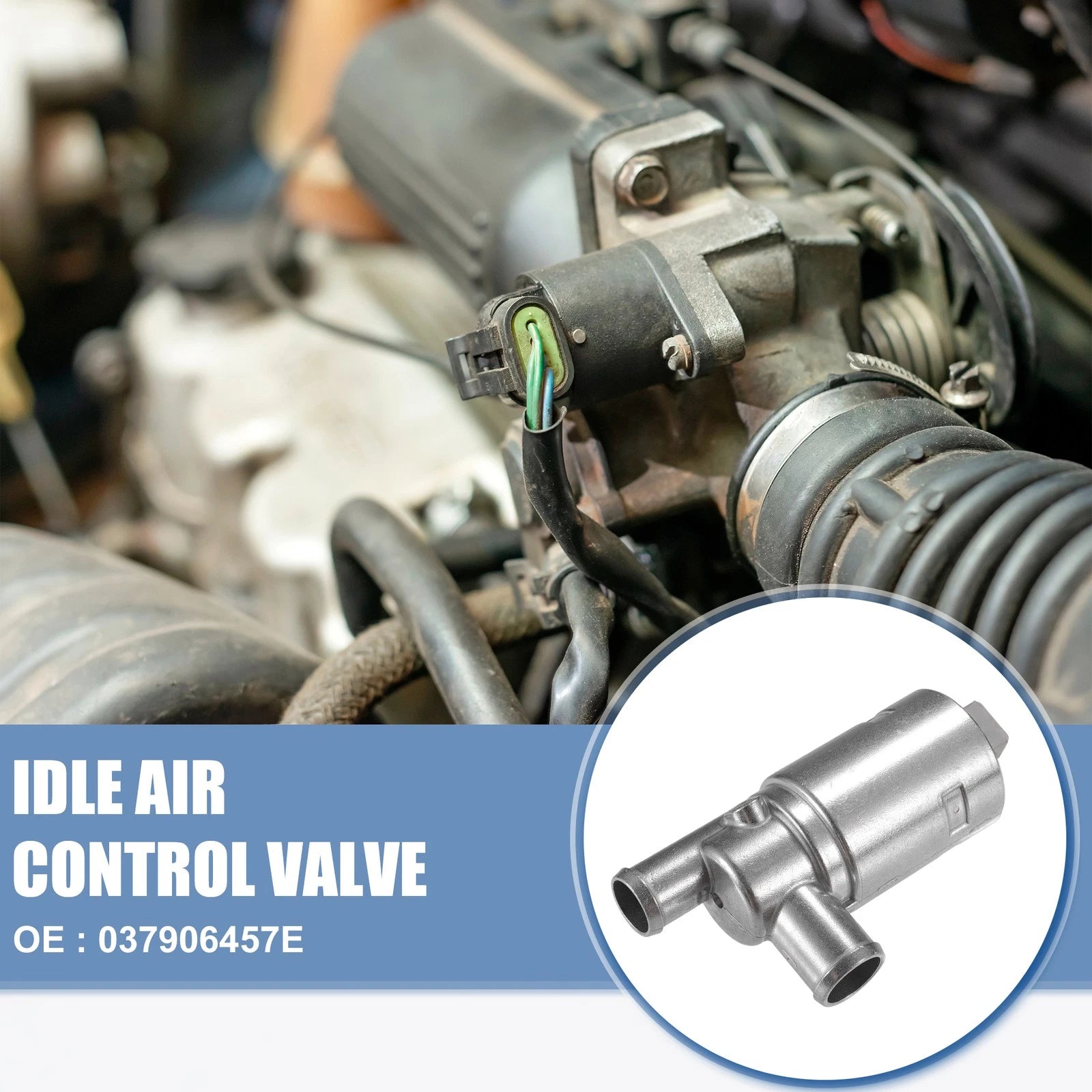 Idle Air Control Valve Replacement for Volkswagen Cabrio Golf Jetta (1995–2005)