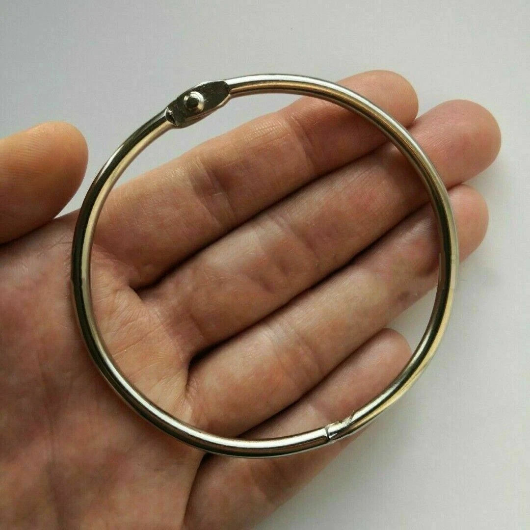 76mm Hinged Keyrings for Keyfob Split Ring (Universal)