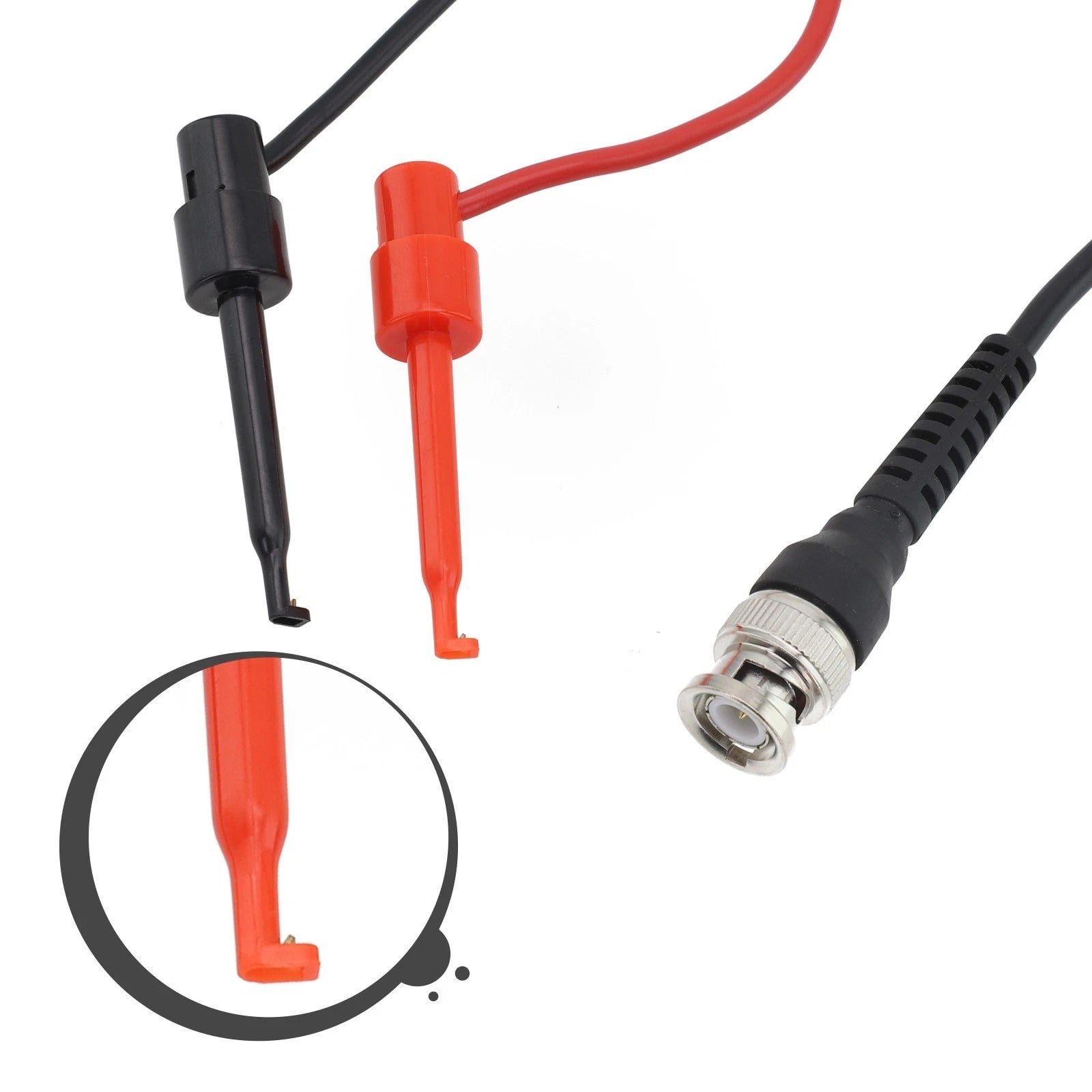 Dual Test Hook Test Leads with BNC Connectors for Enhanced Durability