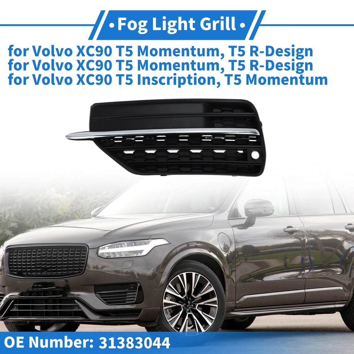 Front Bumper Fog Light Cover No. 31383044 for Volvo XC90 (2003–2014)