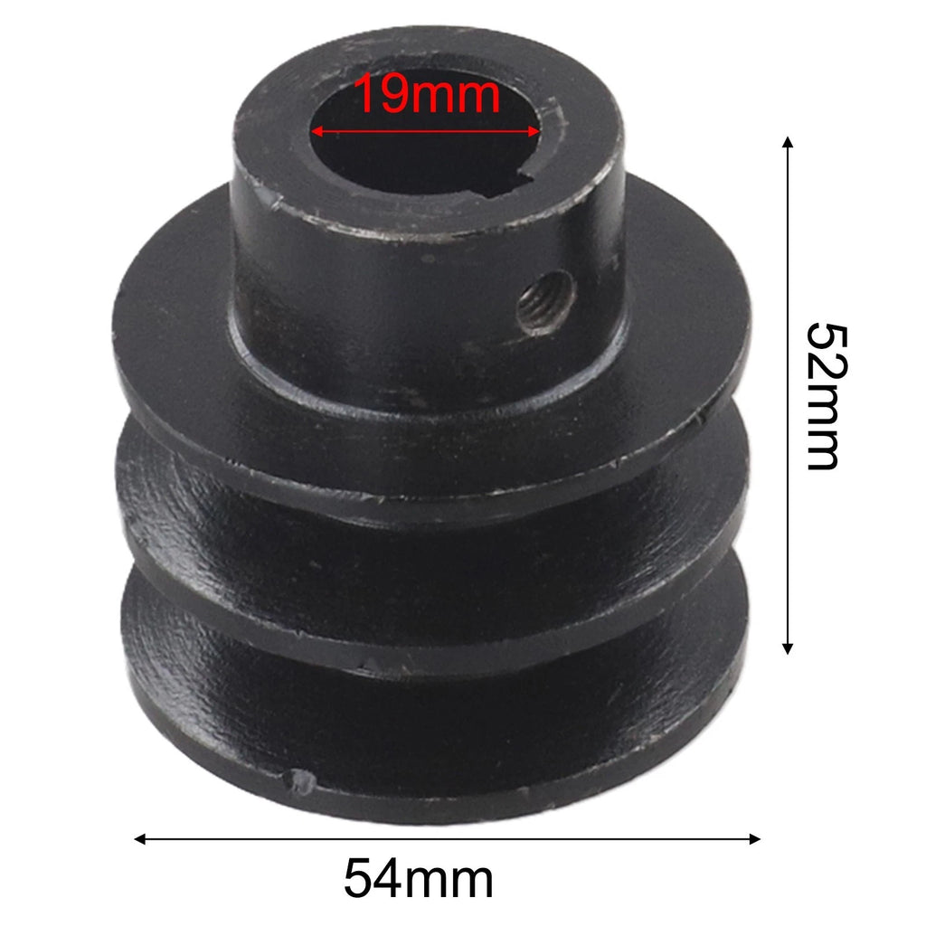2pcs Iron V Belt Pulley for 168F 170F Engines