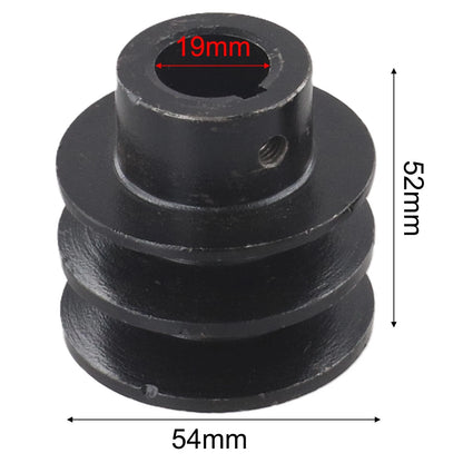 2pcs Iron V Belt Pulley for 168F 170F Engines
