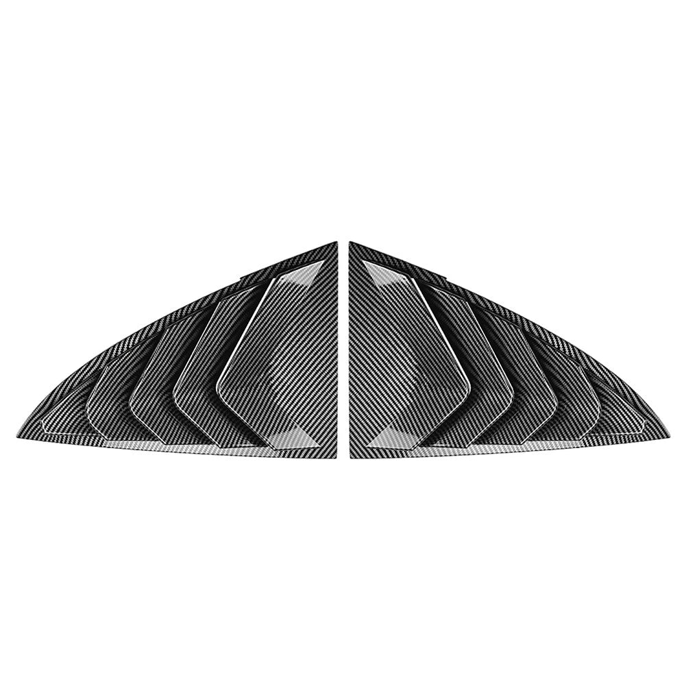 Rear Window Side Vent Shutter Louver Cover Trim for Tesla Model Y (2020–2024)