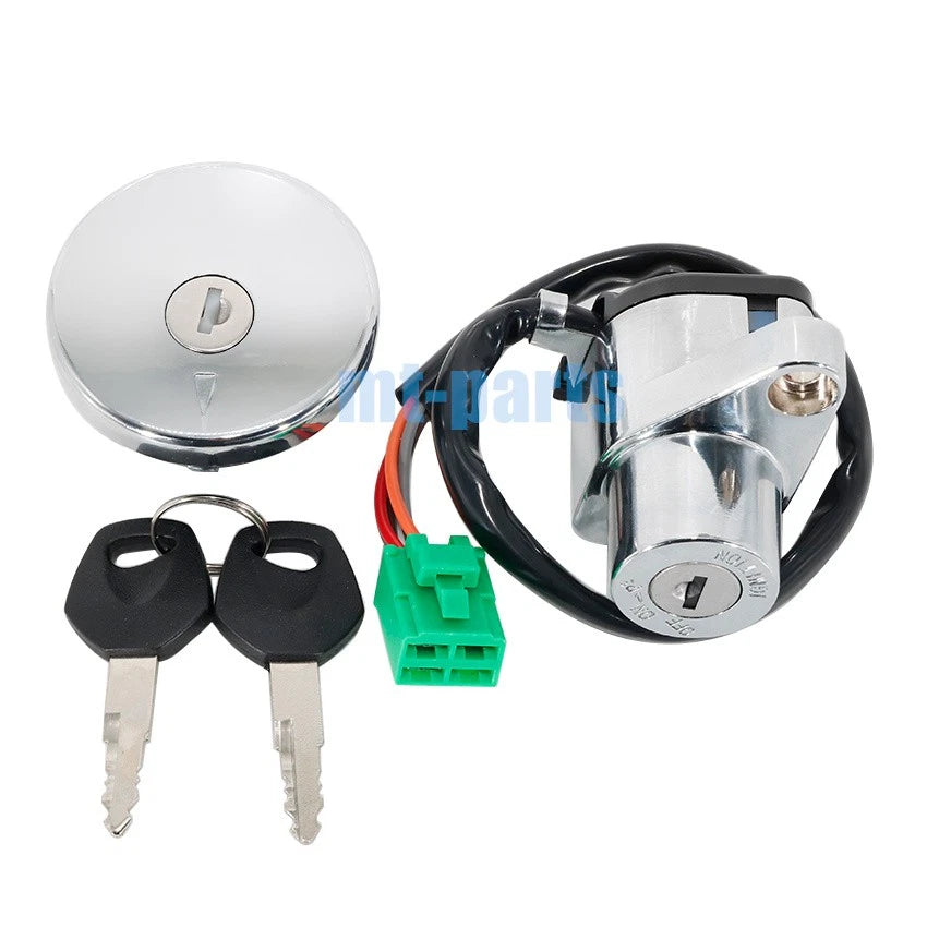 Ignition Key Switch Gas Cap Lock Set for Suzuki LS650 Boulevard S40 (2005–2019)
