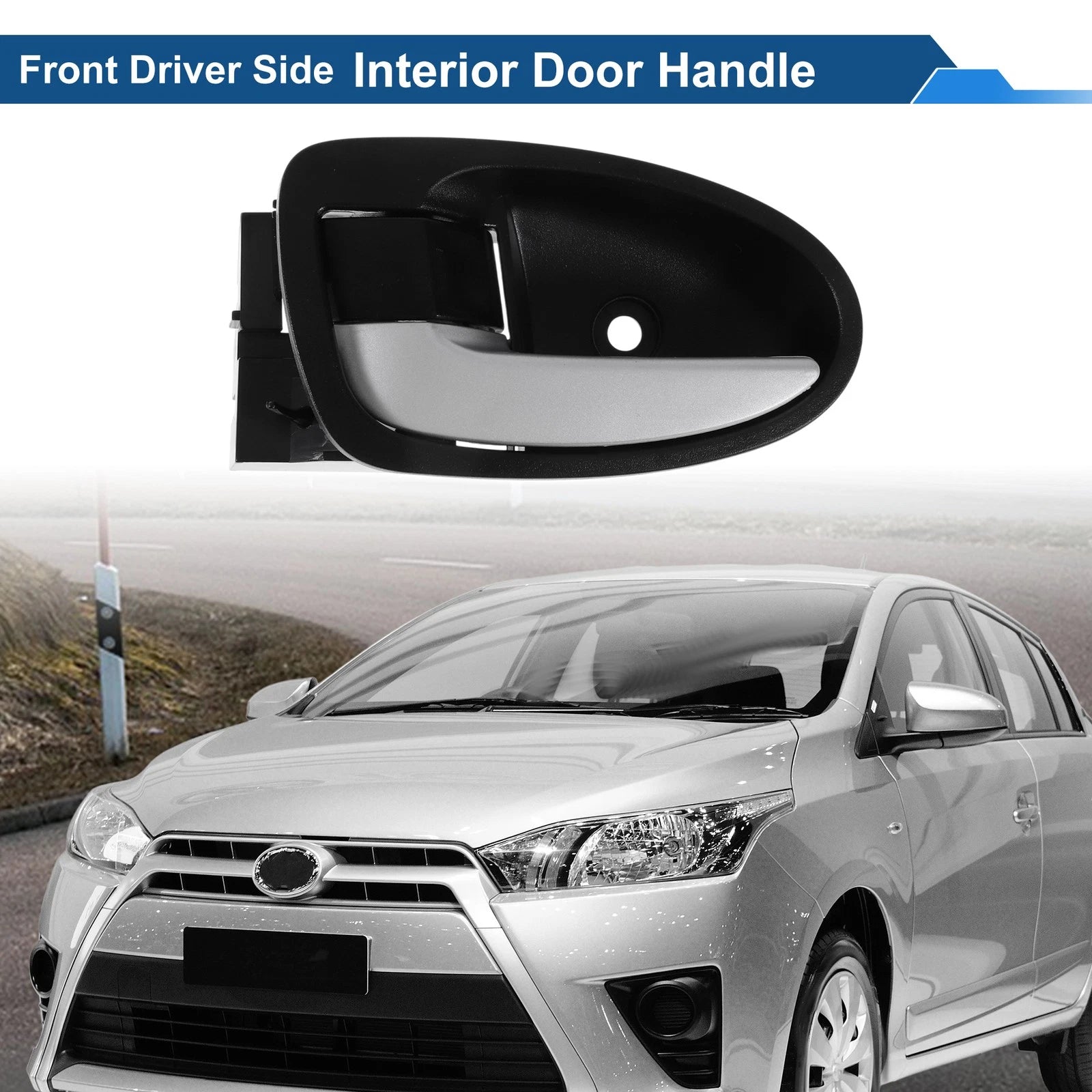 Front Passenger Side Interior Door Handle Replacement for Toyota Yaris (2008–2013)