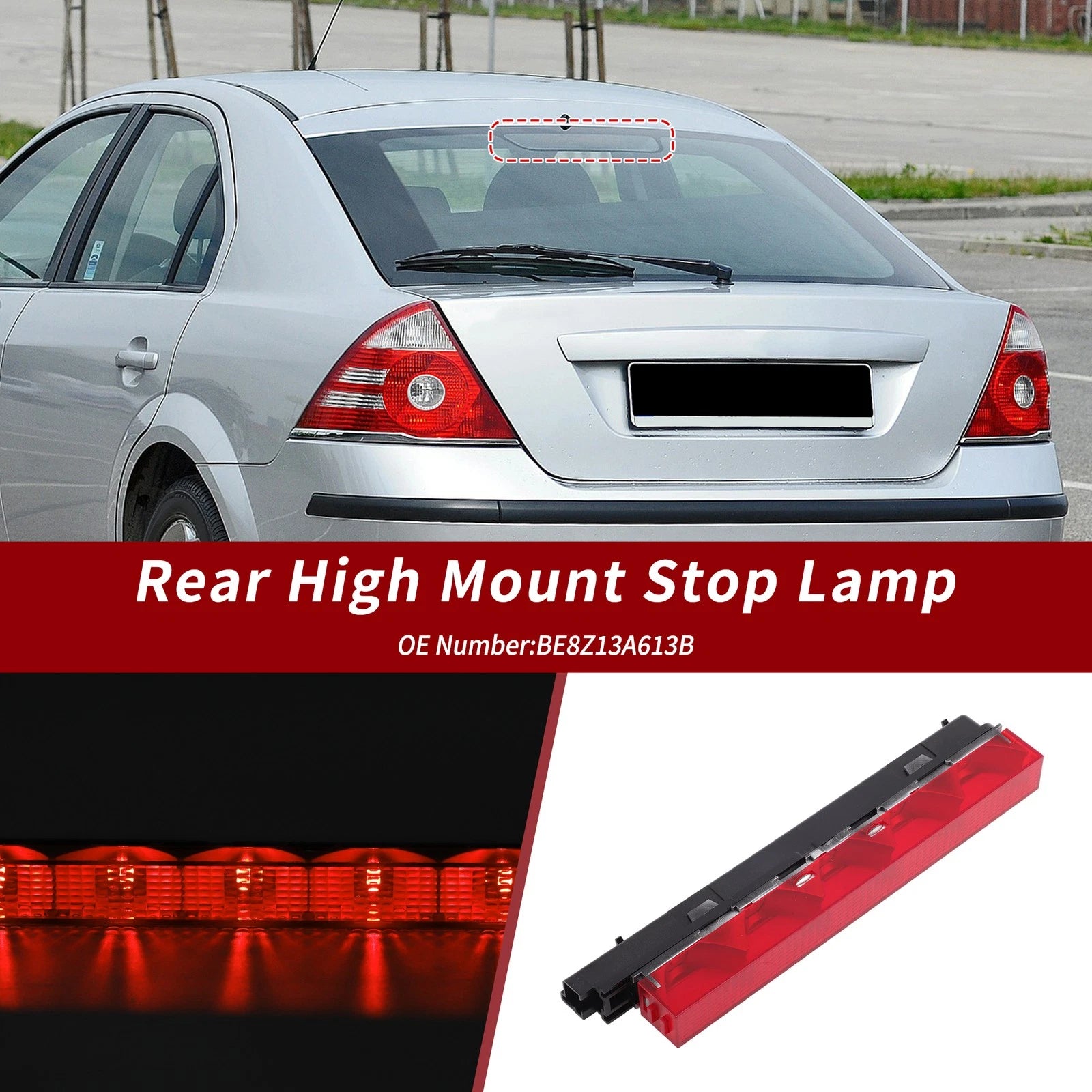 LED Third Brake Light for Ford Mondeo (2004–2007) BE8Z13A613B