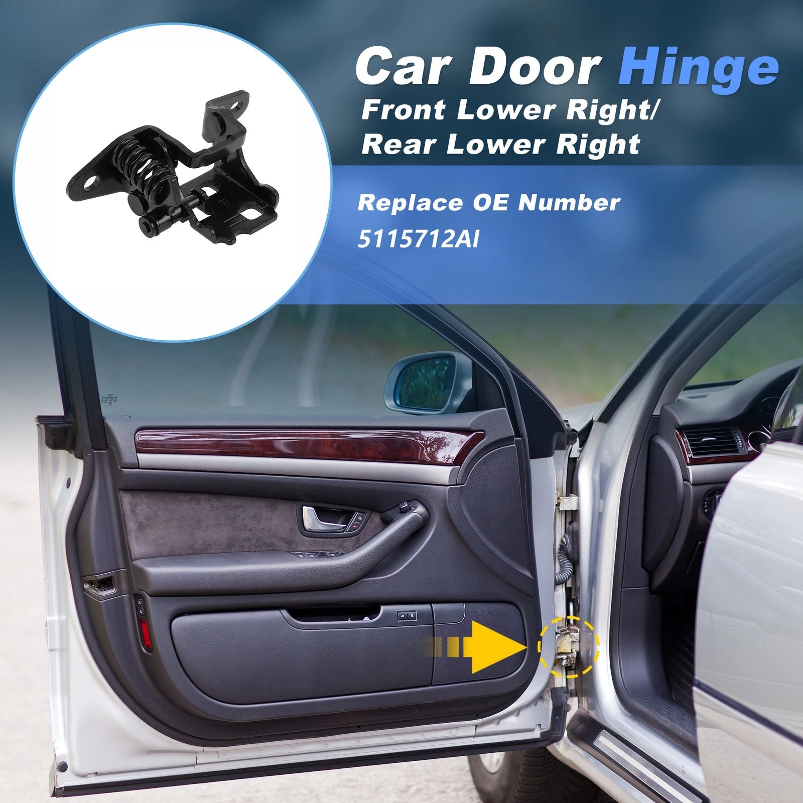Door Hinge Assembly for Dodge Caliber (2007–2012) No. 5115712AI