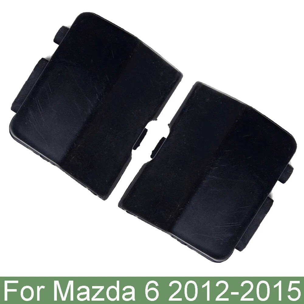 2Pcs Rear Bumper Towing Hook Eye Covers Trim Caps LH + RH For Mazda 6 2012-2015
