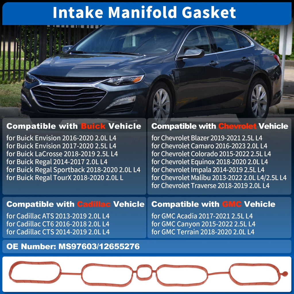 Intake Manifold Gasket Replacement for Chevrolet Malibu (2013–2022)