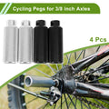 Bike Pegs 110mm Replacement Set for Black Silver Color (Qty 4)