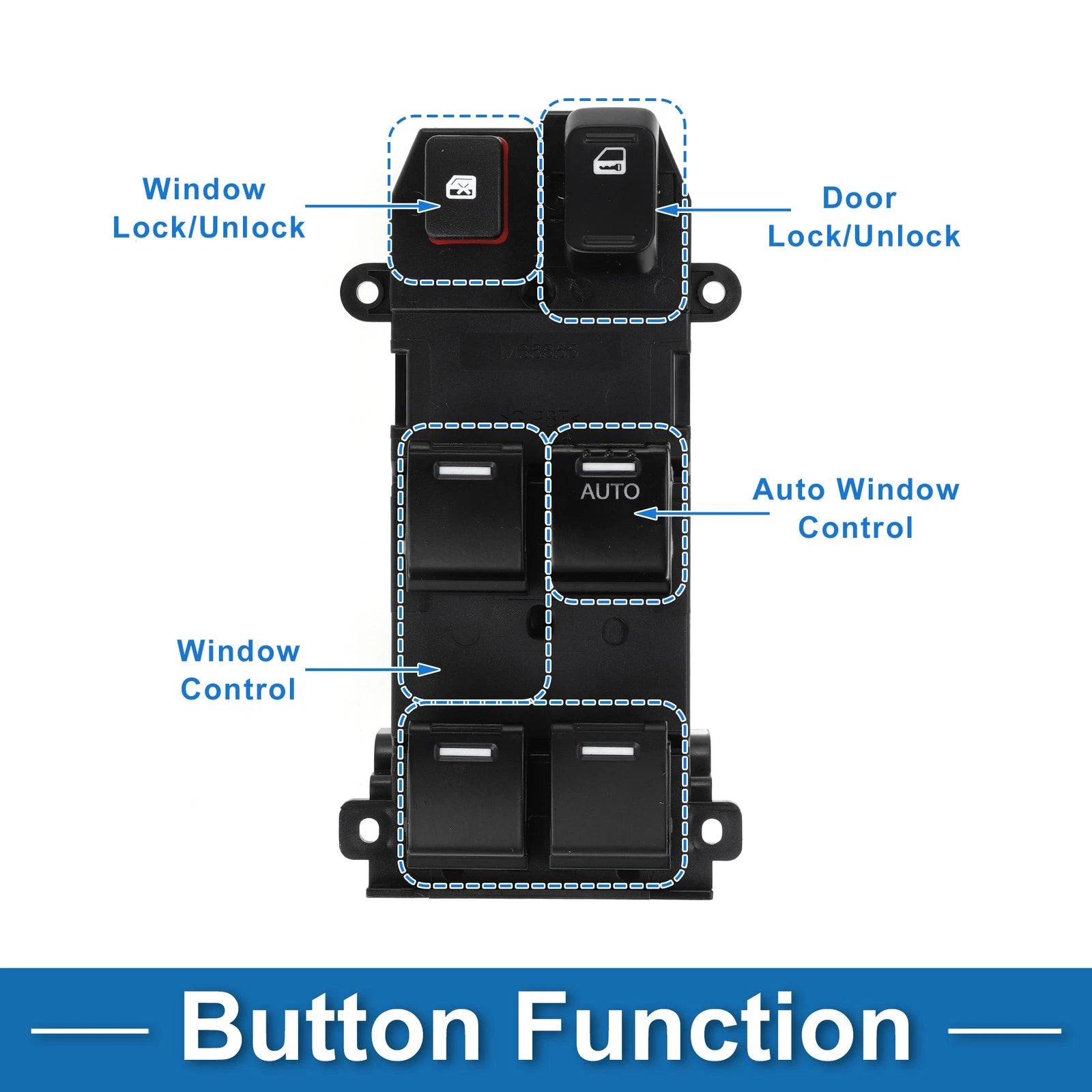 Power Window Switch for Honda CR-V (2007–2010)