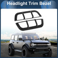 1 Pair Headlight Trim Bezel for Ford Bronco (1966–1996)