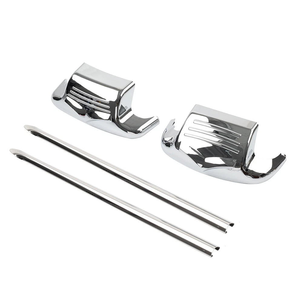 Front Rear Mudguard Tip w/Spear Trim Kit For Harley Road King Electra Glide
