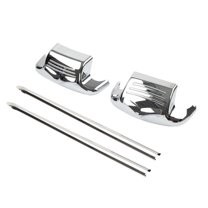 Front Rear Mudguard Tip w/Spear Trim Kit For Harley Road King Electra Glide