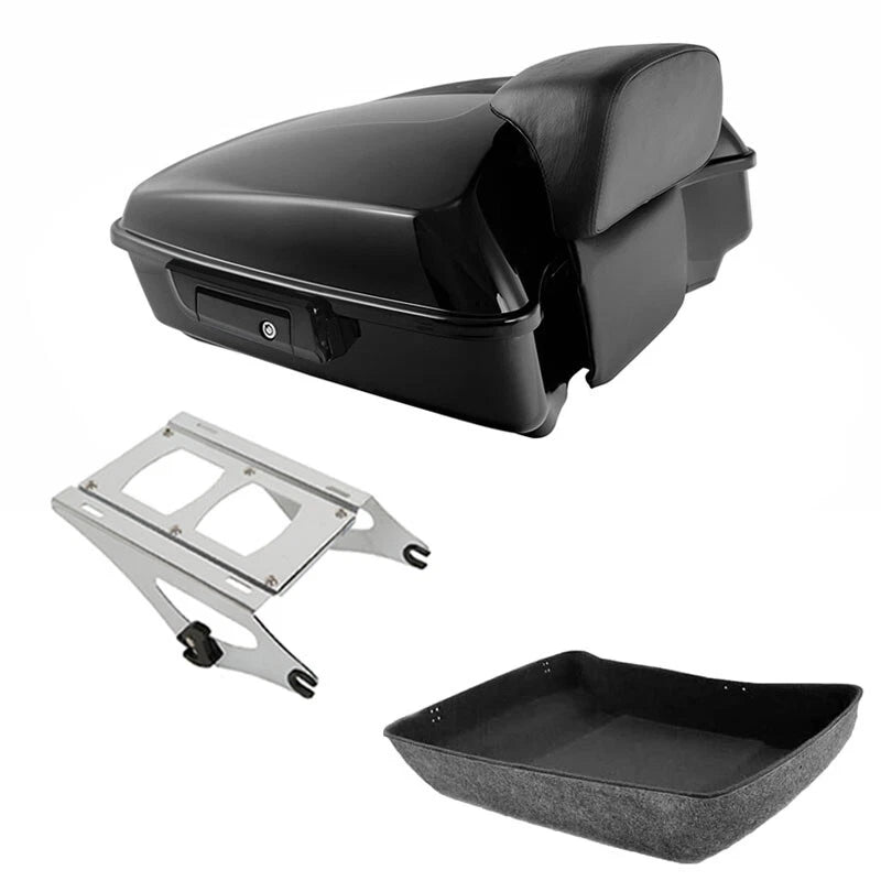 Chopped Trunk Backrest Mounting Rack for Harley Touring Road King (2014–2026)