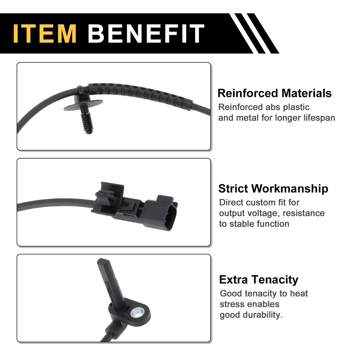 ABS Wheel Speed Sensor No. 94544442 for Buick Encore (2013–2016) Rear Right