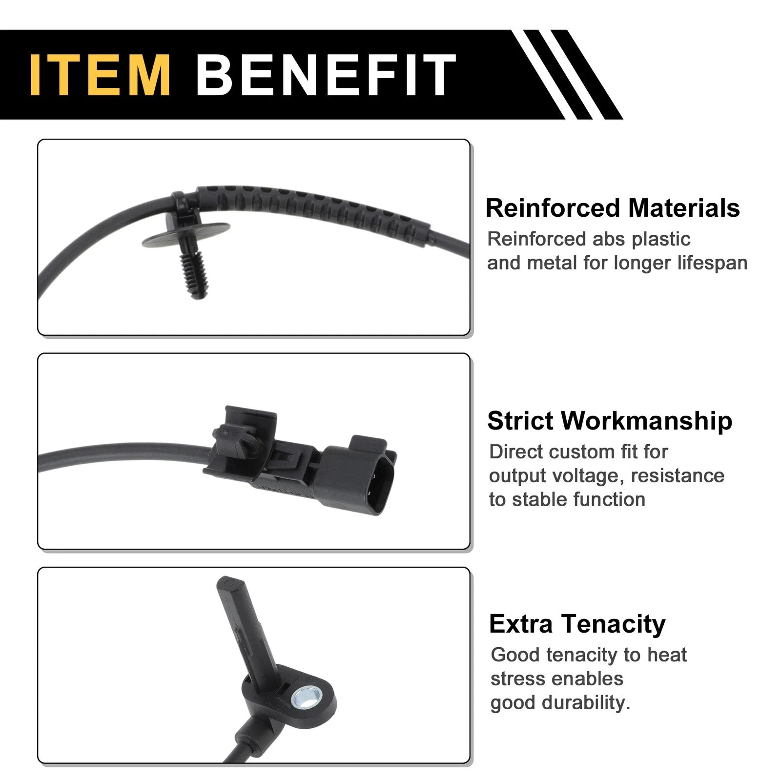 ABS Wheel Speed Sensor No. 94544442 for Buick Encore (2013–2016) Rear Right