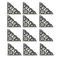 12pc Antique Bronze Corner Protector for Scrapbook Jewelry Box (N/A)