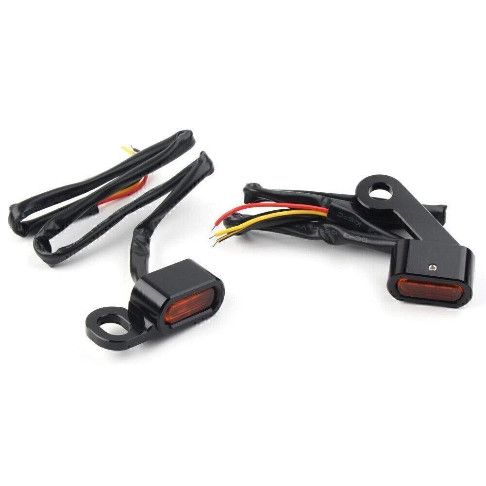 Mini LED Turn Signal Amber Light for Harley Sportster 883 1200 (2004–2021)