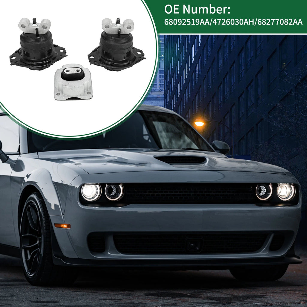 Engine Motor Mount Set Replacement for Dodge Challenger (2009–2023)