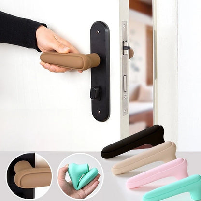 Silicone Door Handle Cover Set of 2 for Flat Square Handles (15.1x5.9cm)