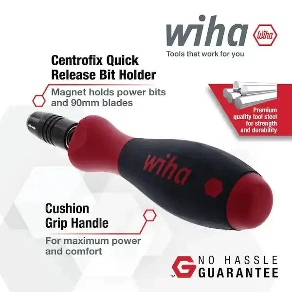 Wiha SoftFinish CentroFix Blade Holder for Automotive Tools (76000WIHA)