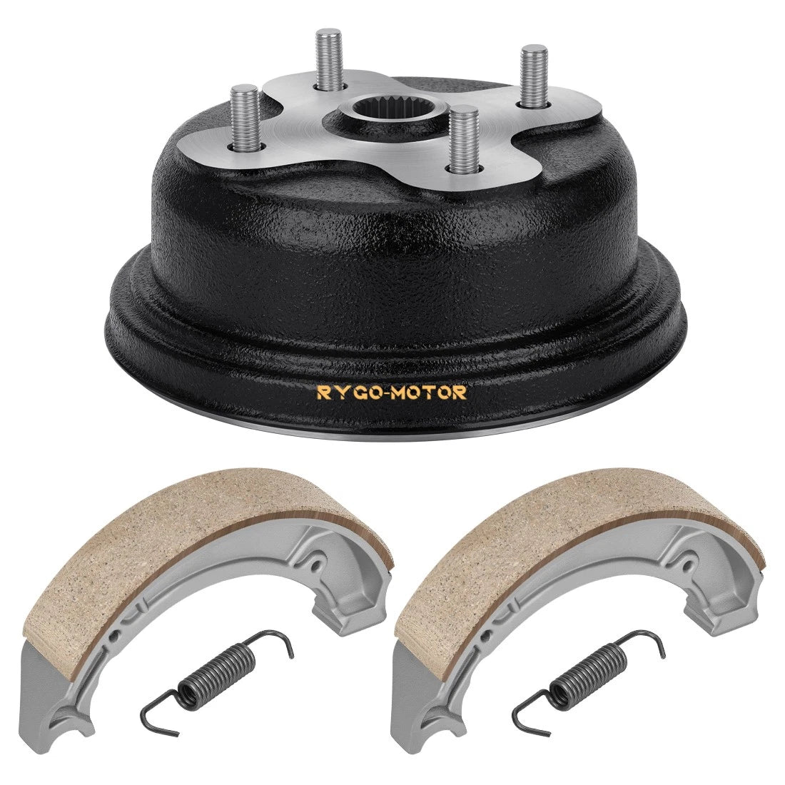 Rear Brake Drum & Shoes Kit for Yamaha Big Bear 350 YFM350U YFM350FW (1996–1999)