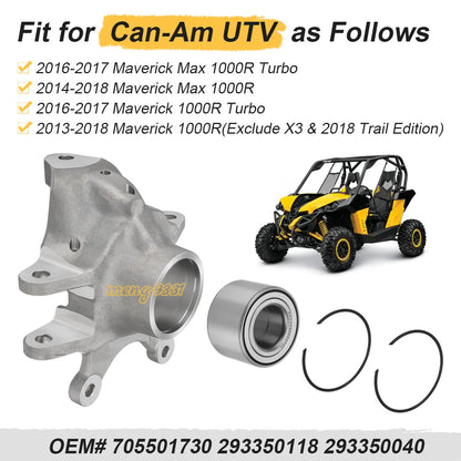 Rear Left Wheel Axle Knuckle Kit 705501730 for Can-Am Maverick 1000R (2013–2018)
