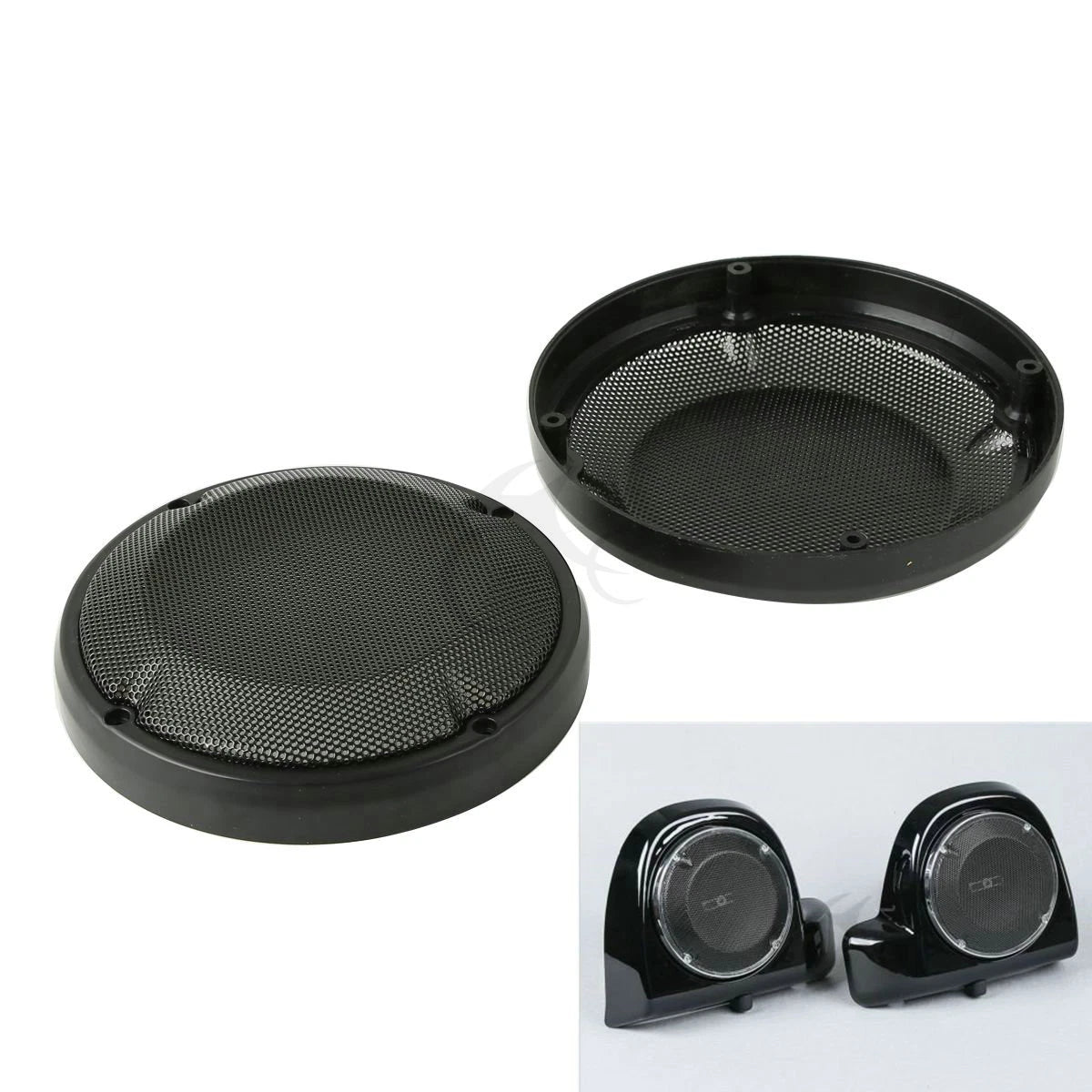 Lower Vented Fairing Speaker Grills for Harley Street Glide (1983–2024)