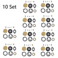Set of 10 Carburetor Gasket Kits for Tillotson RK-114HL HL Series