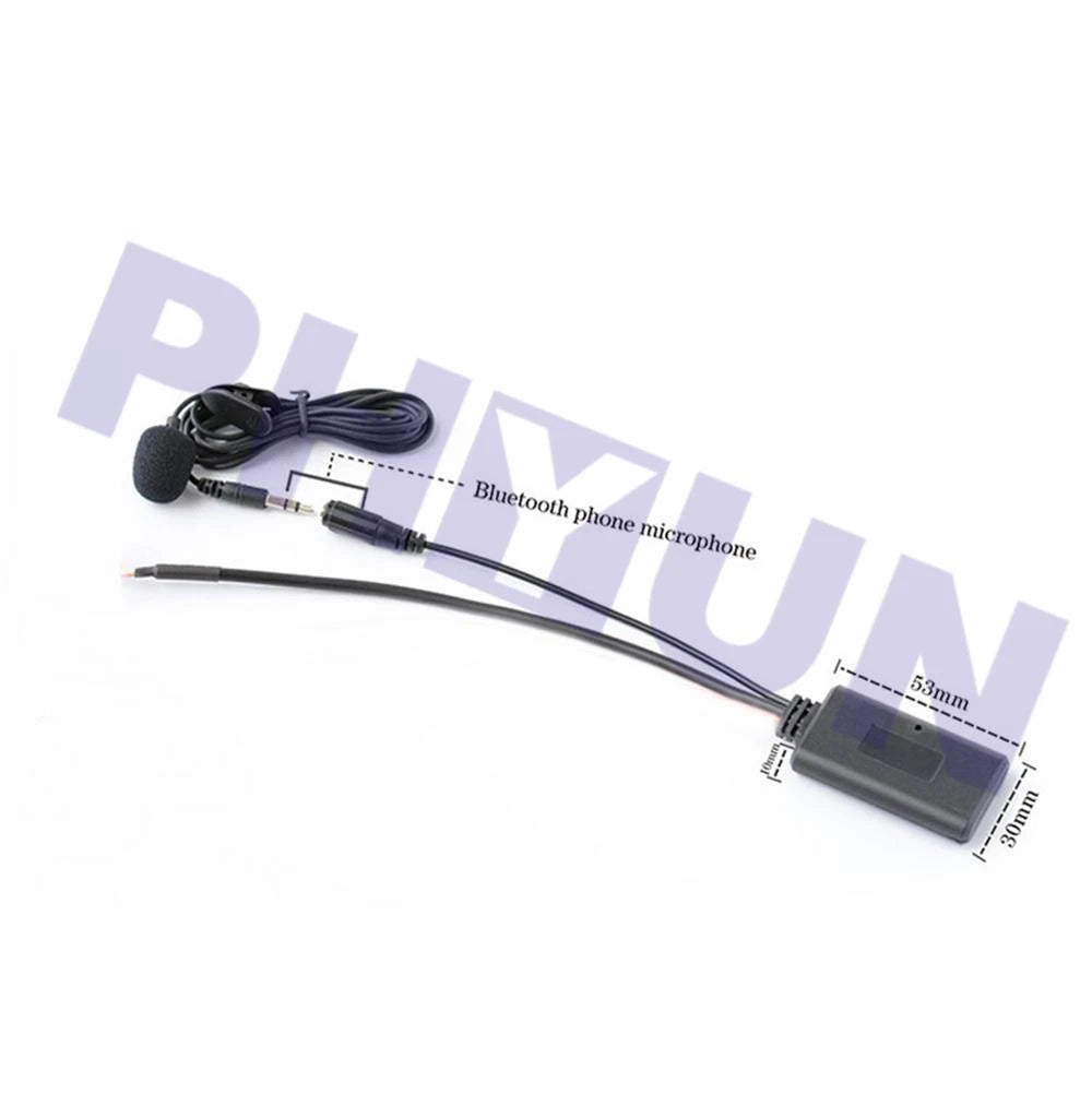 Aux Bluetooth Adapter + Microphone Cable for BMW X5 X3 Z4 (E39 E53 E83 E85 E86)