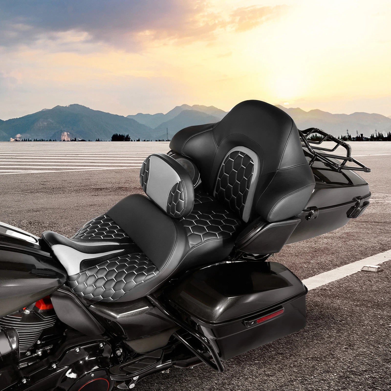 Backrest Pad for Harley Touring Glide (2014–2023)