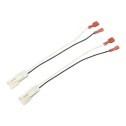 Set of 4 Speaker Wire Harness Adaptor Cables for Kia Optima, Hyundai Santa Fe