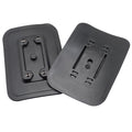 Secure fish finder bracket for inflatable and rubber boats
