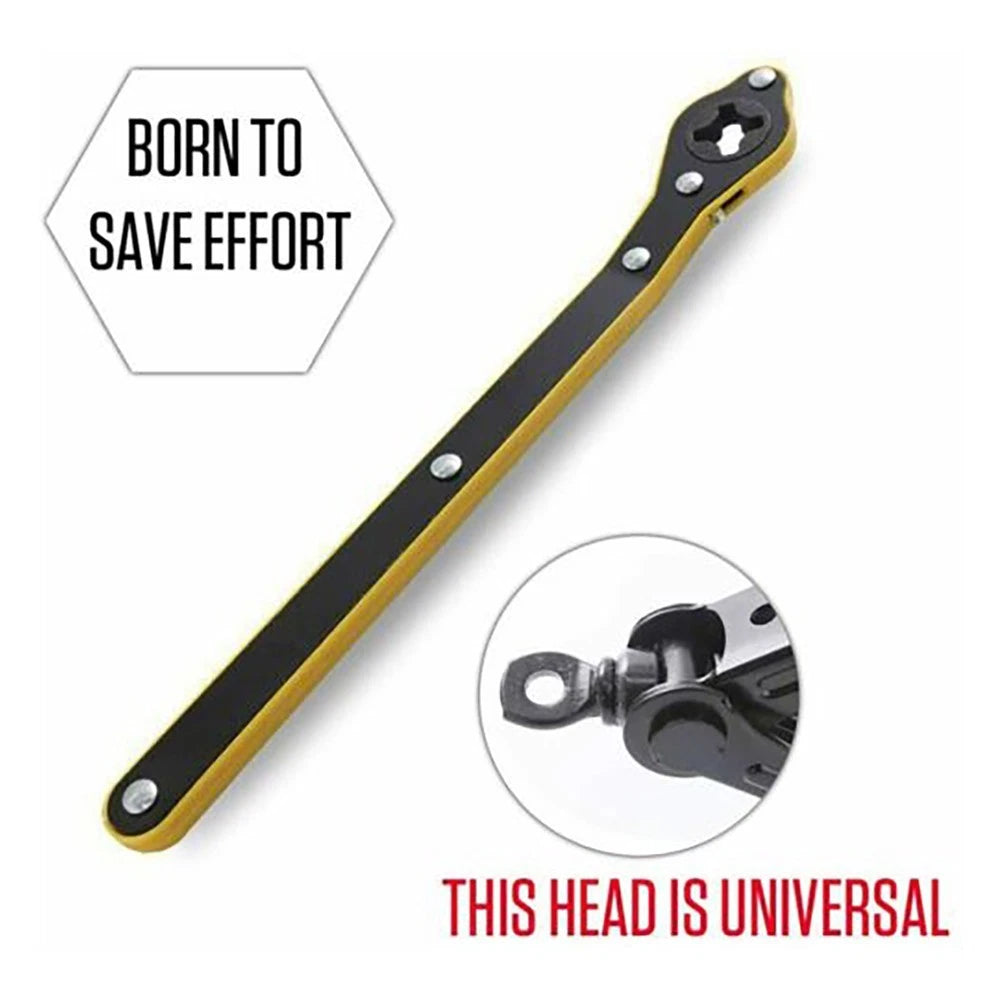 Scissor Jack & Ratchet Wrench for Garage Tire Repair Tool