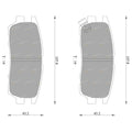 Brembo Rear Disc Brake Pads Set for Mitsubishi Verada (2004–2005)