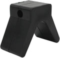 2 Inch Mounting Width V Bow Stop for Boat Trailer (Black Rubber)