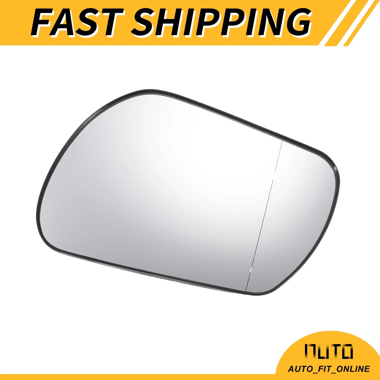 Left Driver Side Mirror Glass w/ Backing Plate for Mazda 3 6 (2004–2023)