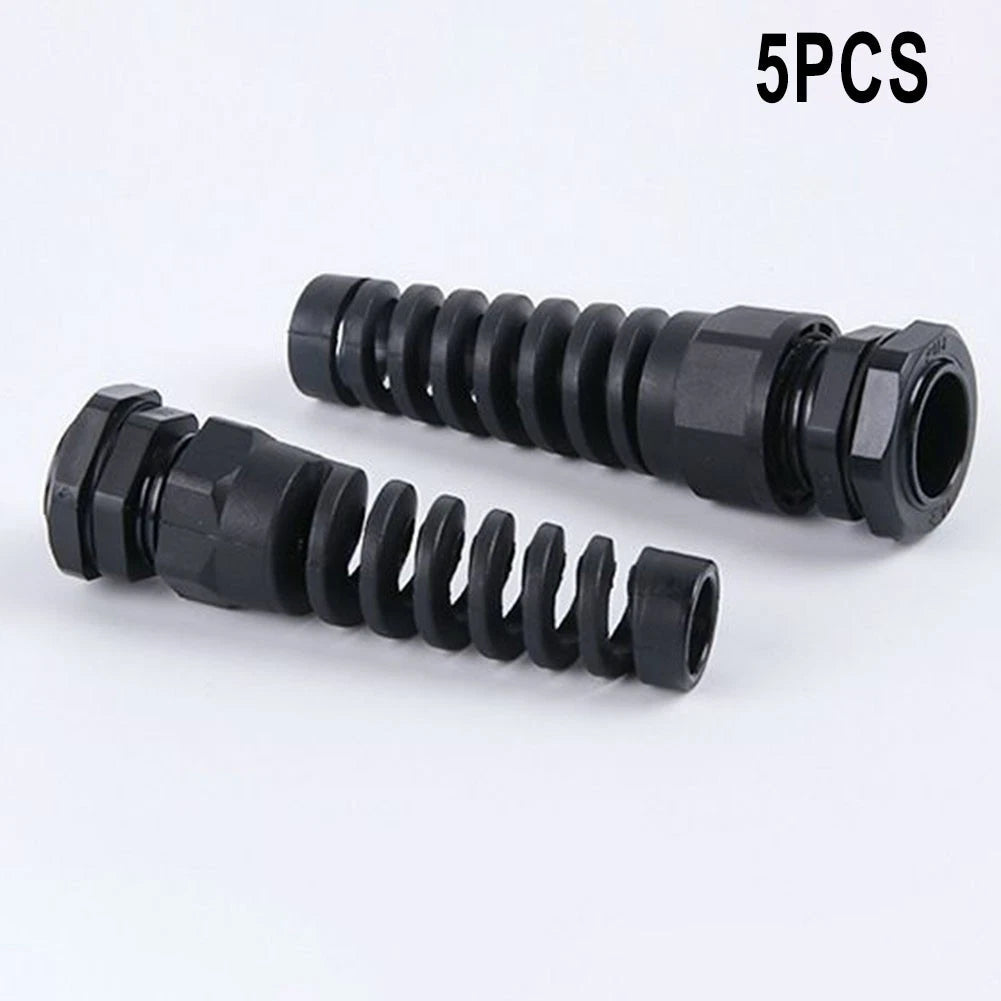 Cable Glands for Fixing Cables - Black or White, Easy to Tighten