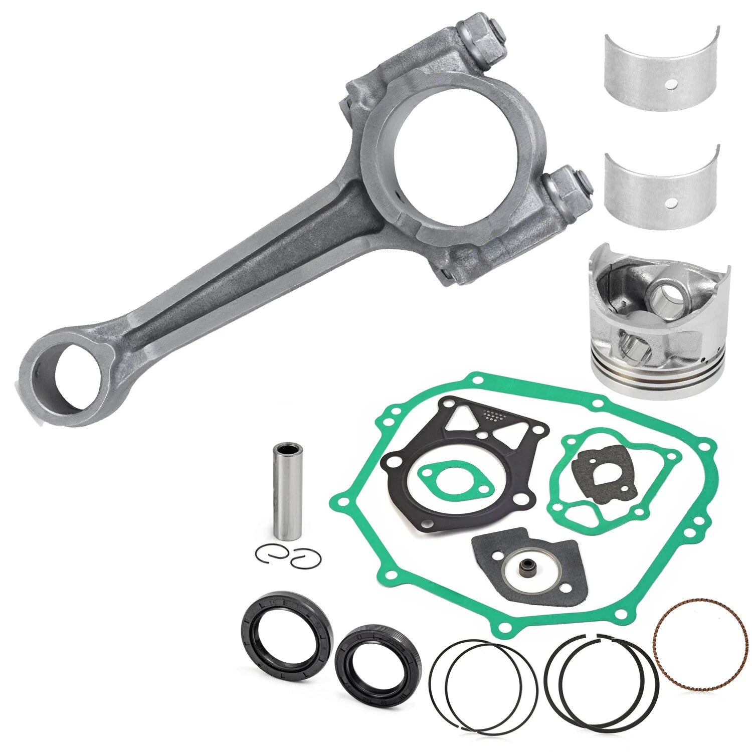 Piston Gasket Rebuild Kit for Yamaha Golf Cart G14 (1995–1996)