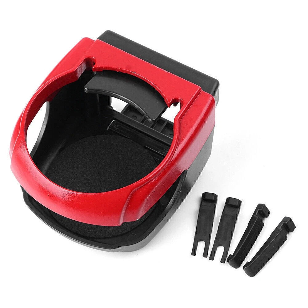 RED Air Vent Outlet Mount Beverage Water Cups Bottle Drink Holder Clip cl