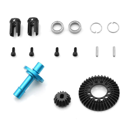Front Straight Axis Kit for Tamiya TT02 XV02 XM01 (39T, 22047)